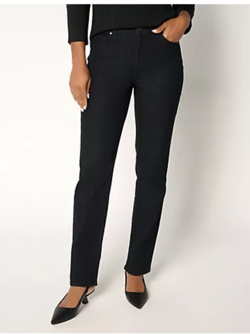 BEAUTIFUL by Lawrence Zarian Reg Classic Slim Ankle Jean - Size: 10 - NIP